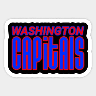 Capitals hockey Sticker